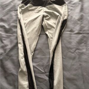 Lululemon Athletica Gray and Black Leggings